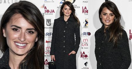 Skromna Penelope Cruz odbiera nagrodę w żałobnej stylizacji