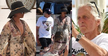 Skwaszeni Catherine Zeta-Jones i Michael Douglas spędzają "luksusowe" wakacje w Saint Tropez (ZDJĘCIA)