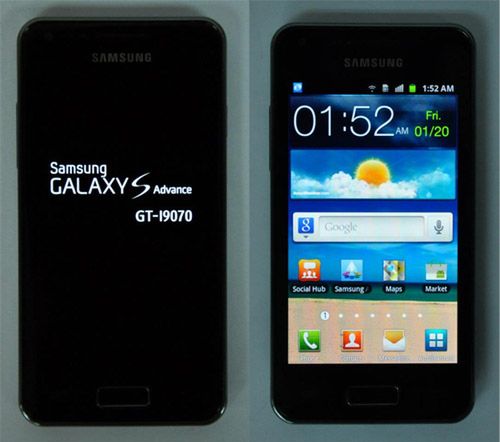 Samsung Galaxy S Advance (fot. SammyHub)