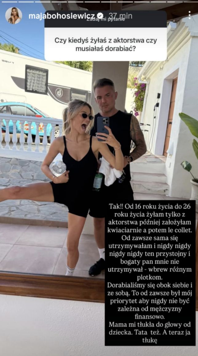 Maja Bohosiewicz o zarobkach
