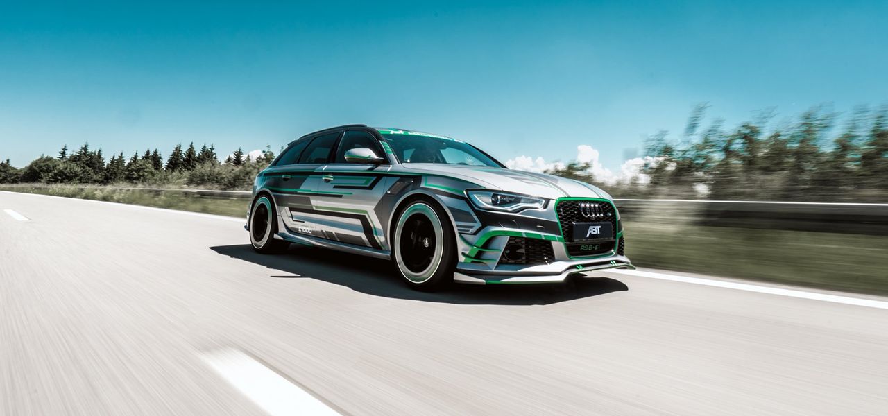 Koncept ABT Audi RS6-e jest tak szybki, że wygnie ci twarz. Ponad 1000 KM robi swoje