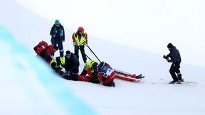 Uderzyła twarzą o stok. Paskudny upadek na igrzyskach