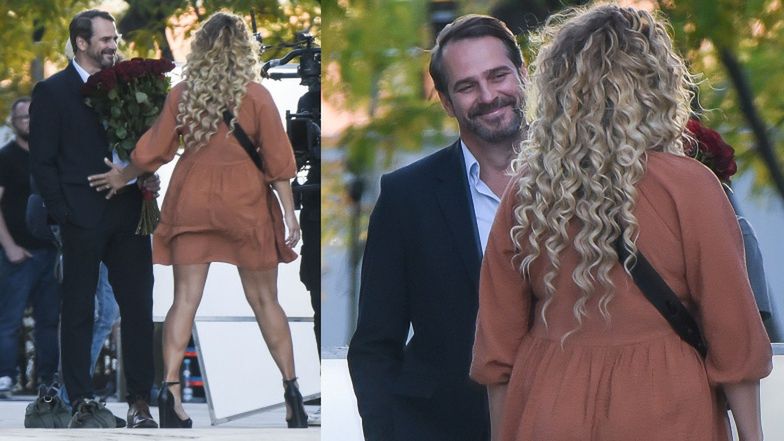 Joanna Liszowska całuje Pawła Deląga zaraz po spaleniu papierosa