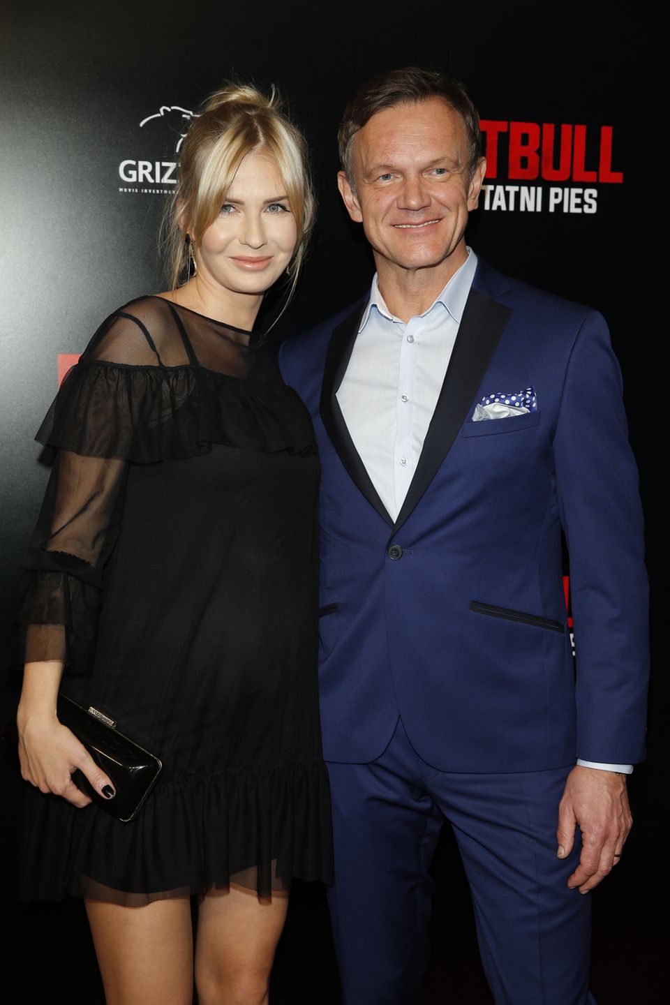 Edyta Pazura w ciąży na premierze filmu Pitbull