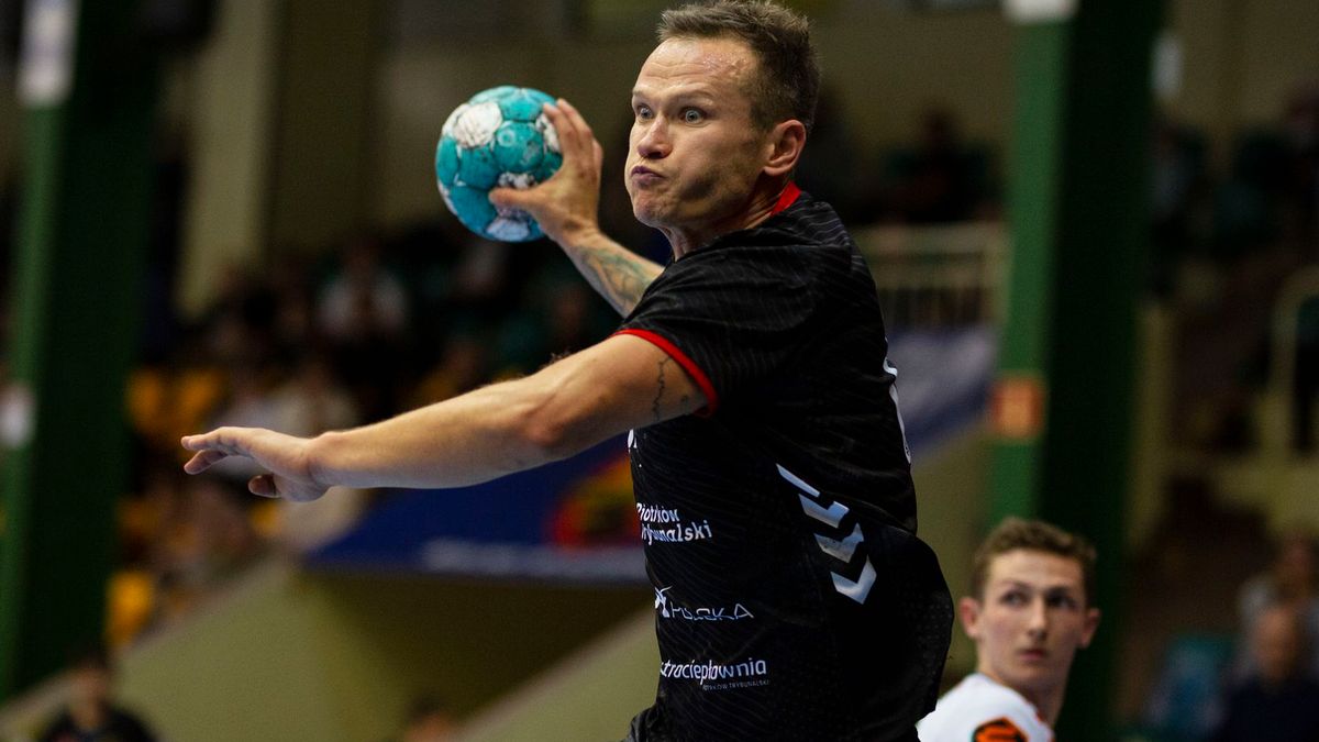Materiały prasowe / Orlen Superliga / Piotr Swat (Piotrkowianin Piotrków Tryb.) w akcji