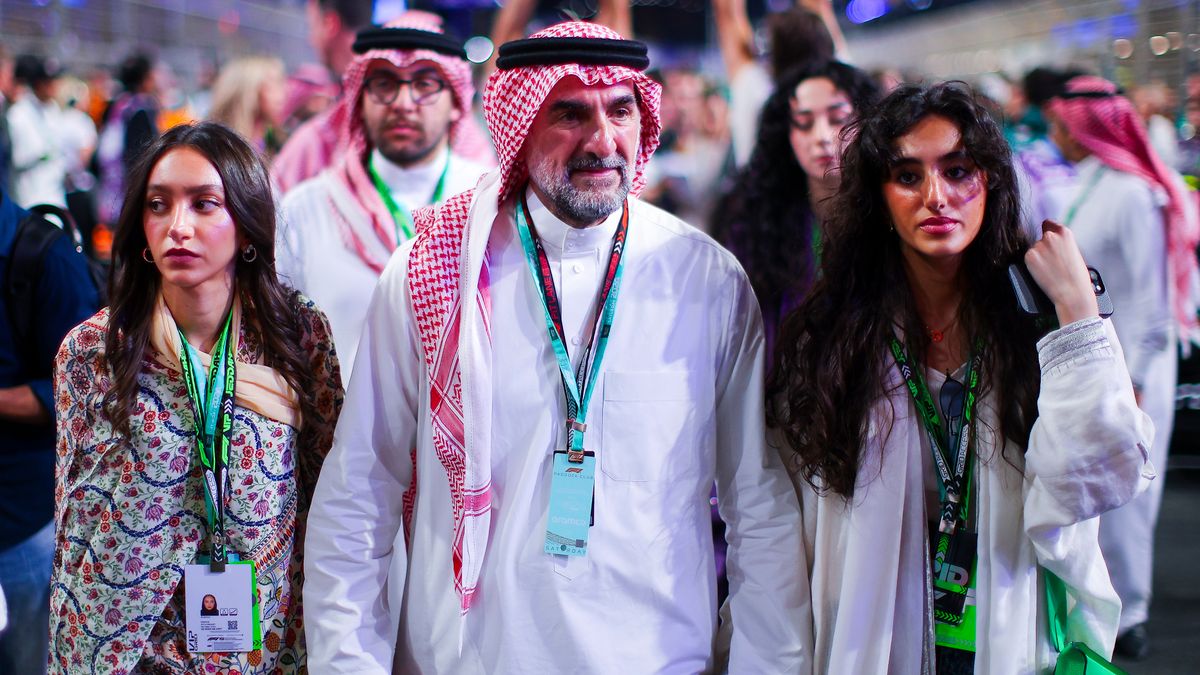 Yasir Al-Rumayyan, prezes Aramco, podczas GP Arabii Saudyjskiej