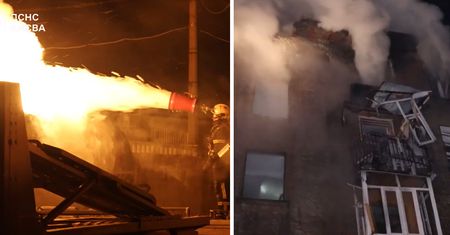 Zmasowany atak na Ukrainę. Namierzono 375 dronów i 21 rakiet