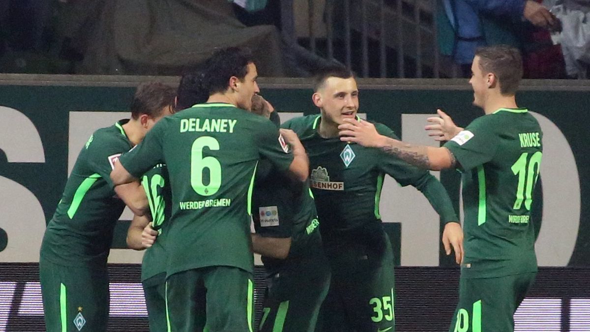 Radość piłkarzy Werderu Brema