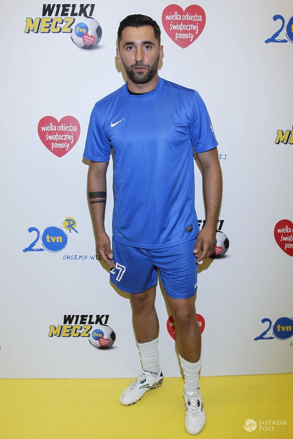 Rafał Maserak - Wielki Mecz TVN kontra WOŚP - trening