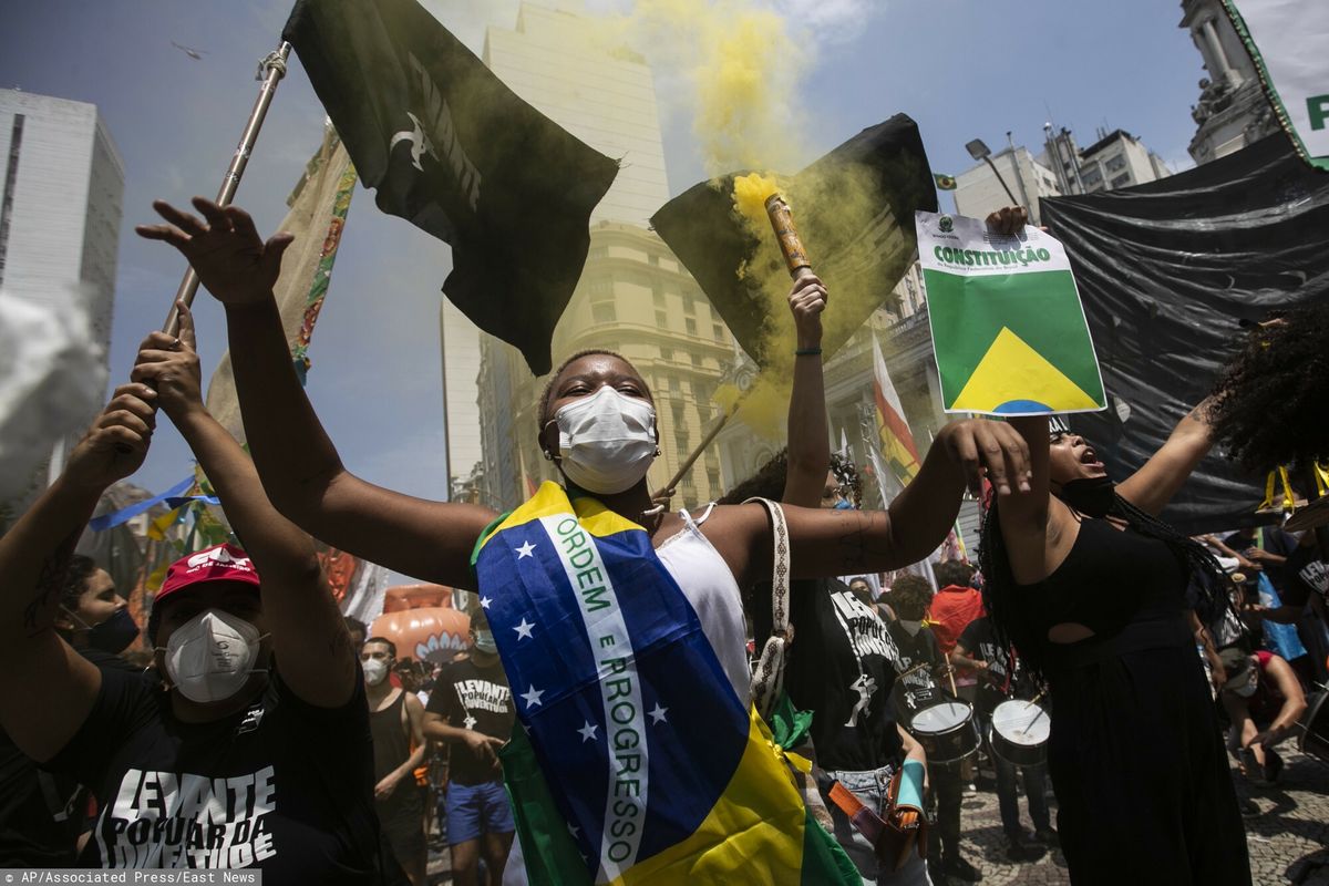 Brazylijczycy wyszli na ulice. Mają dość polityki Bolsonaro 