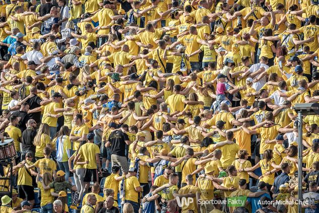 Fani z Lublina jak zawsze szczelnie wypełnili swój stadion