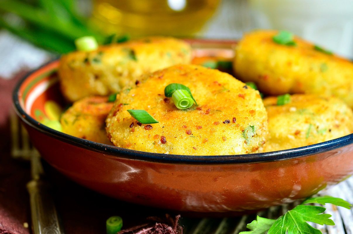 Instead of potato pancakes, I serve Mazurskie farszynki. They're so delicious that I can't keep up with the seconds.