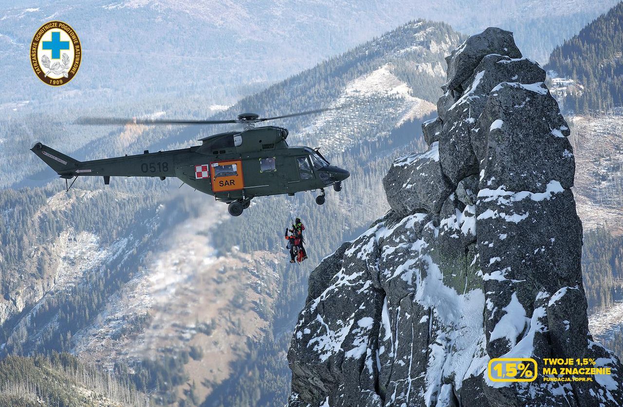 Tatry: Wojskowy śmigłowiec przez miesiąc będzie zastępował maszynę TOPR