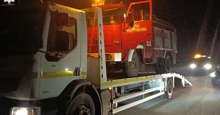 Świadek wezwał policję. Zobaczył, co działo się w wozie strażackim