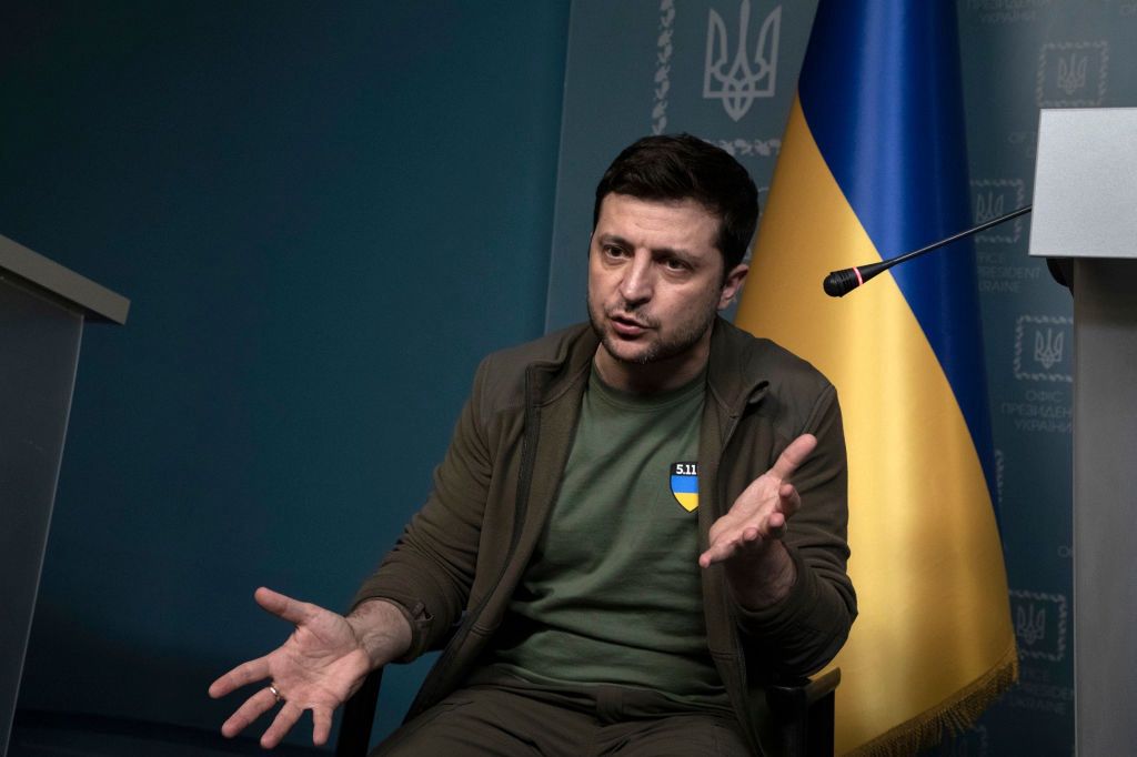 Wojna w Ukrainie. Konferencja Wołodymyra Zełenskiego