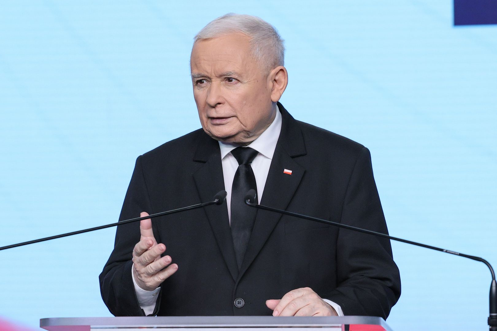 Kaczyński zirytowany pytaniem. "Niech pan nie będzie śmieszny"