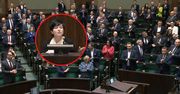 Gorąco w Sejmie. Na mównicę wyszła poturbowana posłanka PiS