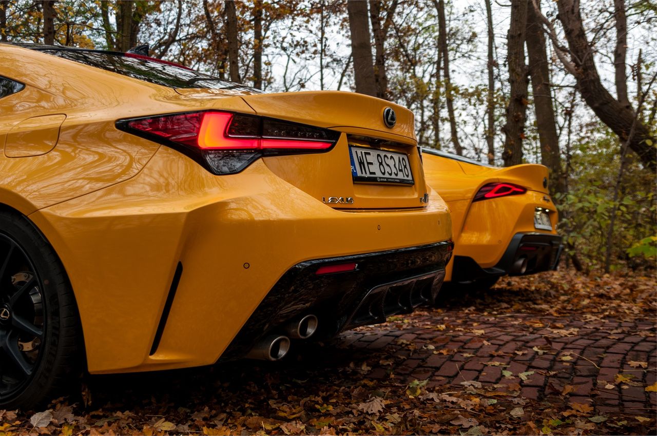 Lexus RC F vs. Toyota GR Supra