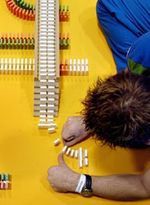 Domino Day 2009: rozpoczęło się stawianie konstrukcji