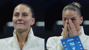 Zabrzmiał hymn Ukrainy. Targały nią ogromne emocje