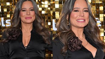 "Taniec z gwiazdami". Rozchełstana Anna Mucha zachwyciła na ściance. Zagrała dekoltem