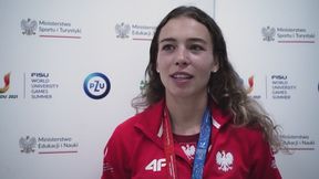 Nikola Horowska po zdobyciu medalu: "Nabrałam pewności siebie"