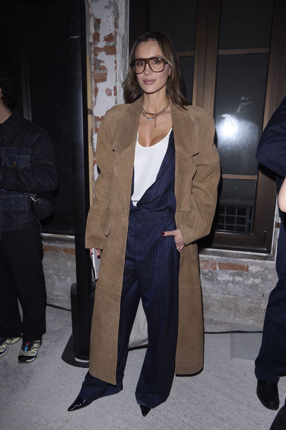 Sara Boruc na pokazie Victorii Beckham