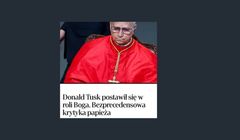 "Rzeczpospolita" pomyliła Tuska z Trumpem. W tekście o papieżu