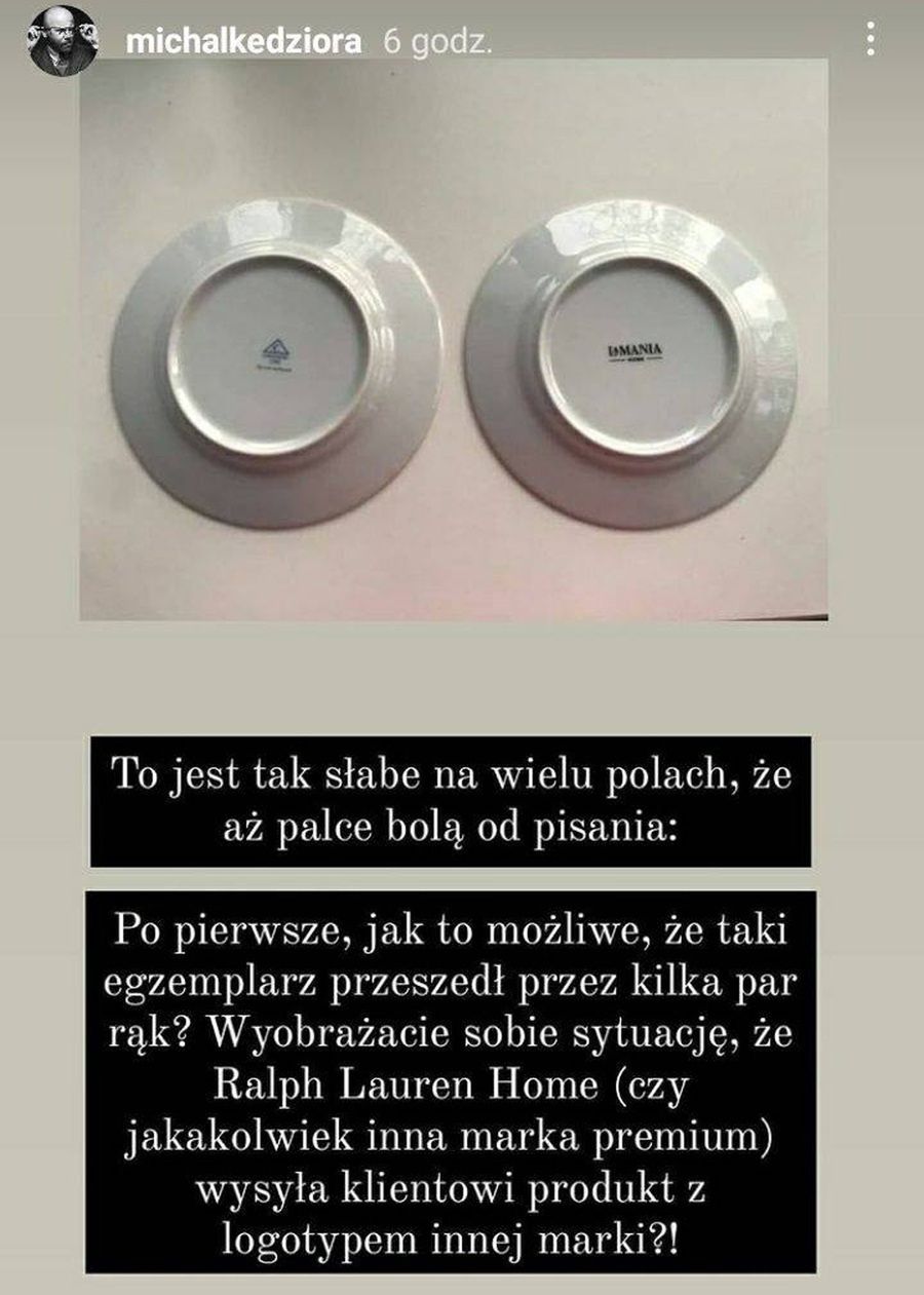 Bloger ujawnia pomyłkę w La Mania Home