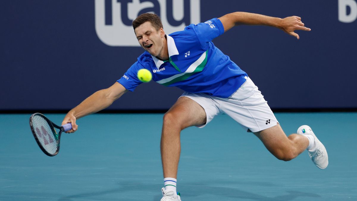 PAP/EPA / RHONA WISE / Na zdjęciu: Hubert Hurkacz