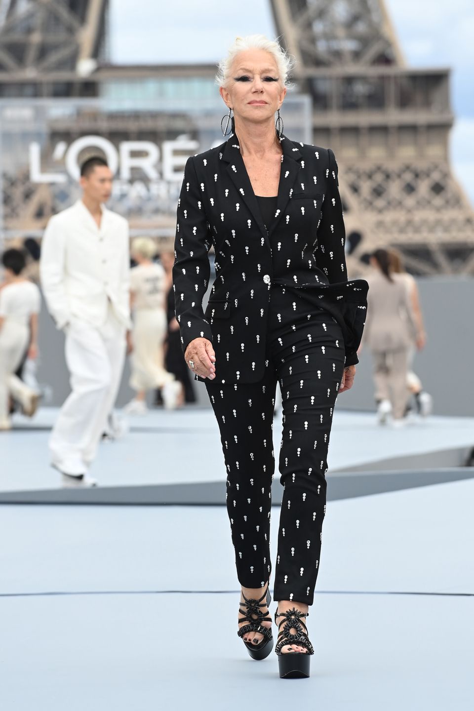 Helen Mirren na paryskim Tygodniu Mody