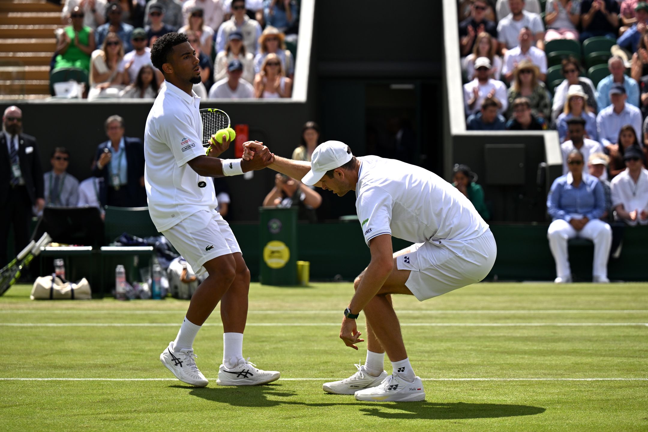 Hubert Hurkacz zaliczył kontuzję na Wimbledonie