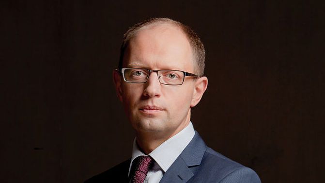 Na zdjęciu premier Ukrainy Arsenij Jaceniuk