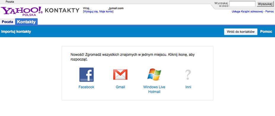 Jak wyeksportować adresy e-mail znajomych z FaceBook.com? 2