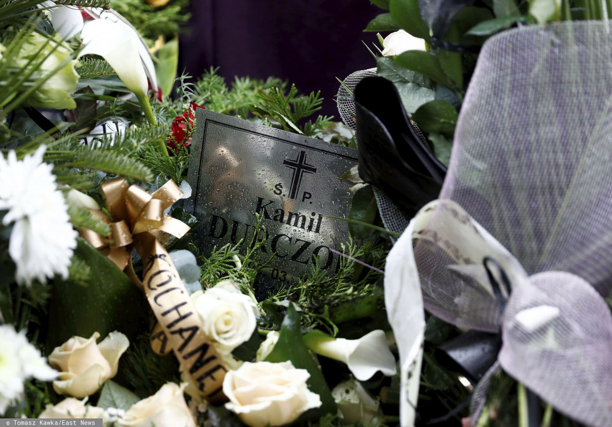 Brat Kamila Durczoka żegna go na pogrzebie