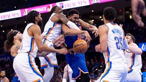 Knicks nie dotrzymali kroku mistrzom NBA. Jeremy Sochan tylko się przyglądał