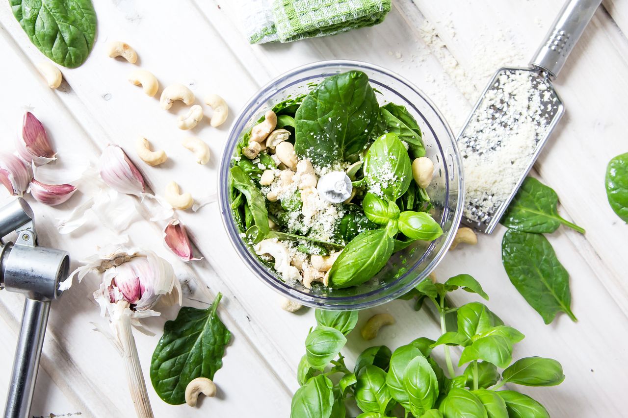 Pesto szpinakowe. Jakie to pyszne!
