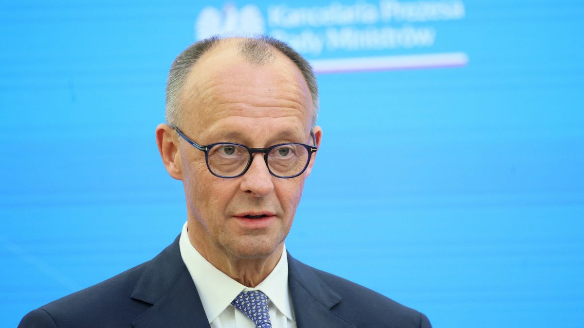 Kanclerz Niemiec Friedrich Merz z wizyt? w Polsce
Fot. Wojciech Olkusnik/East News, 07.05.2025. Kanclerz Niemiec Friedrich Merz z wizyta w Polsce. Spotkanie z premierem Donaldem Tuskiem w KPRM.
N/z: Friedrich Merz
Wojciech Olkusnik