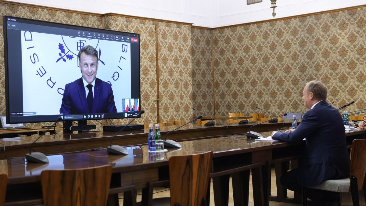 Tusk rozmawiał z Macronem