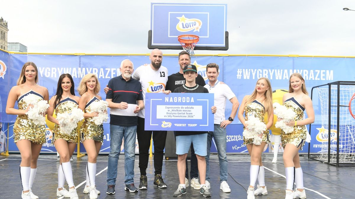 PAP / S. Leszczyński / Marcin Gortat został ambasadorem LOTTO