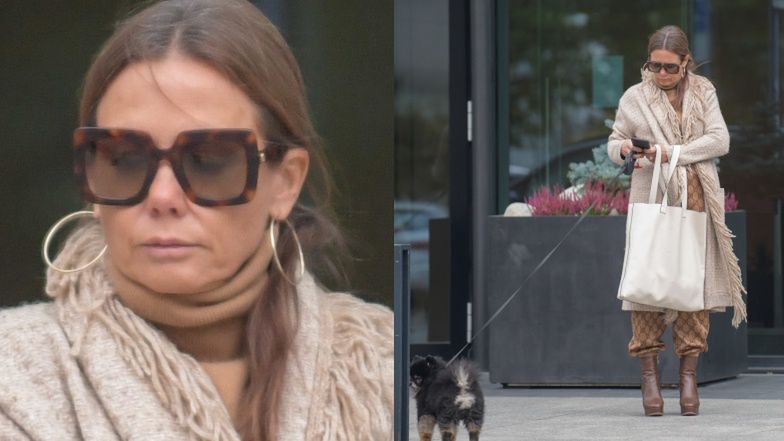 Kinga Rusin pałaszuje obiadek z Czarkiem Lisem