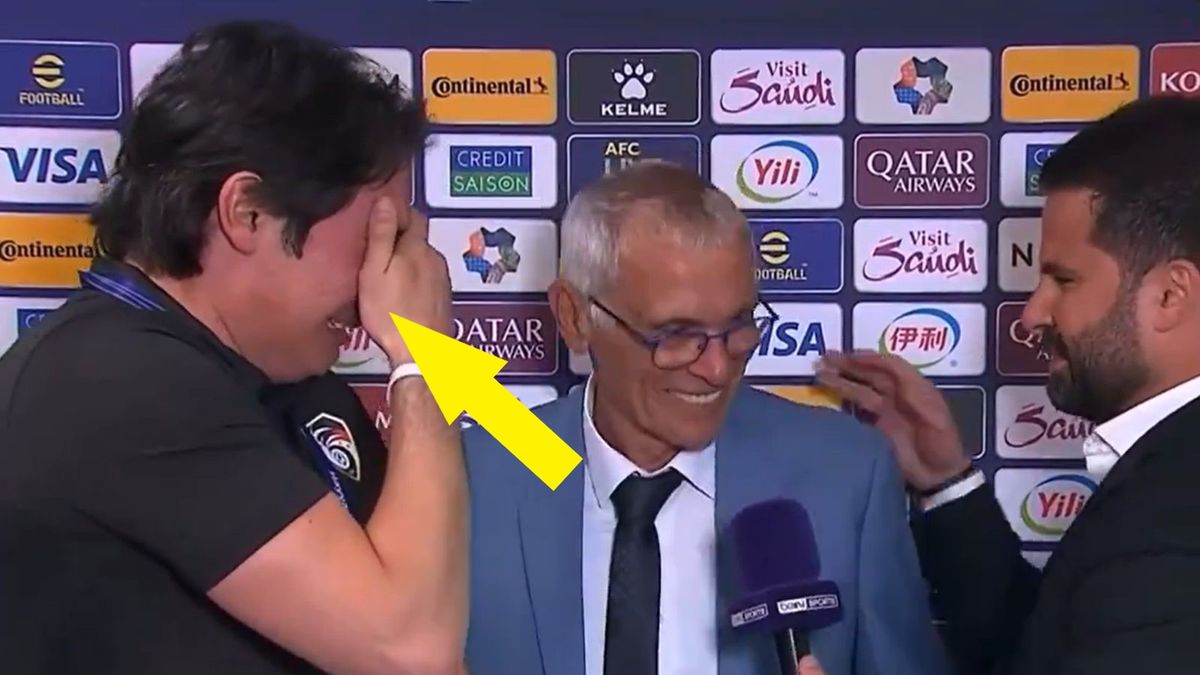 Wywiad syryjskiego dziennikarza z trenerem Hectorem Cuperem.