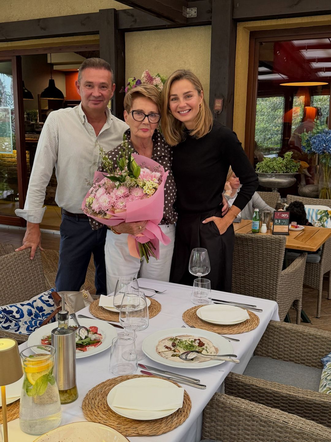 Małgorzata Socha z mamą 