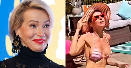 Paulina Smaszcz w BIKINI moczy stópki w basenie. "Gdy ona idzie plażą, WSZYSCY O NIEJ MARZĄ..." (FOTO)