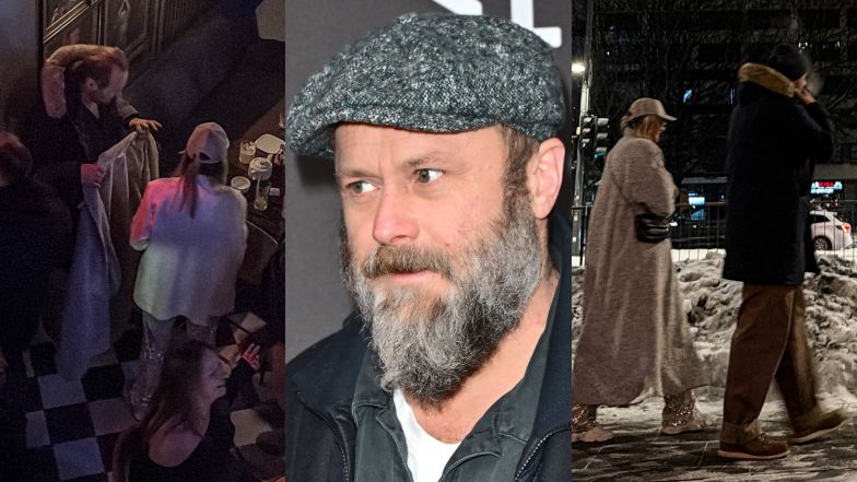 Leszek Lichota imprezuje z nową partnerką