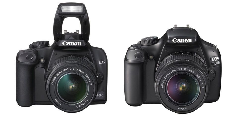 Canon EOS 1000D i 1100D - przód