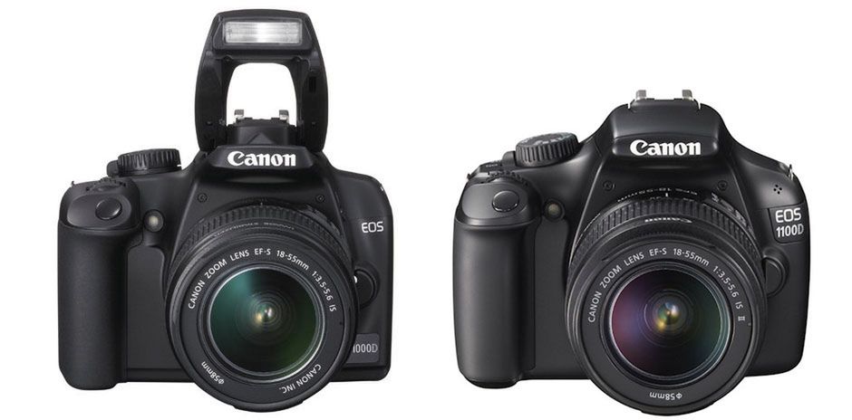 Canon EOS 1000D i 1100D - przód