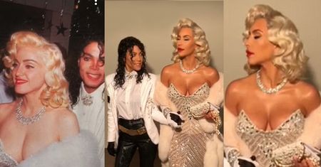 Kim i Kourtney przebrały się za... Madonnę i Jacksona! (FOTO)
