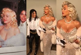 Kim i Kourtney przebrały się za... Madonnę i Jacksona! (FOTO)
