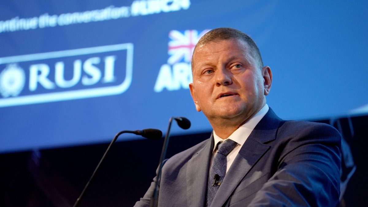 RUSI Land Warfare Conference 2024
Ukrainian Ambassador to the UK General Valerii Zaluzhnyi, speaking at the Royal United Services Institute (RUSI) Land Warfare Conference 2024, at Church House in Westminster, central London. Picture date: Monday July 22, 2024. 
Dostawca: PAP/PA
Jordan Pettitt
RUSI, Land, Warfare, Conference, 2024##, PA2024, DEFENCE, Healey